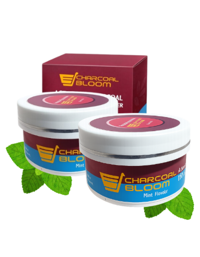 Activated Charcoal Teeth Whitening Powder. (Pack of 2)